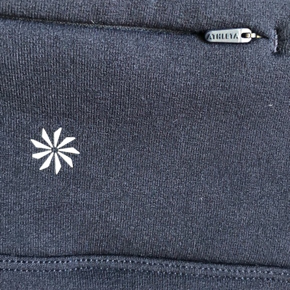 Athleta Altitude Stash Tight Polartec Powerstretch Navy Medium 428836 Petite - Picture 10 of 15